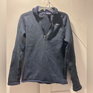 Patagonia Men's Deep Blue Better Sweater® 1/4-Zip Fleece Size XS